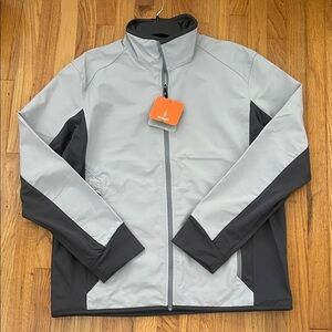 NWT Elevate Insulated Softshell Gray Jacket - Size Large